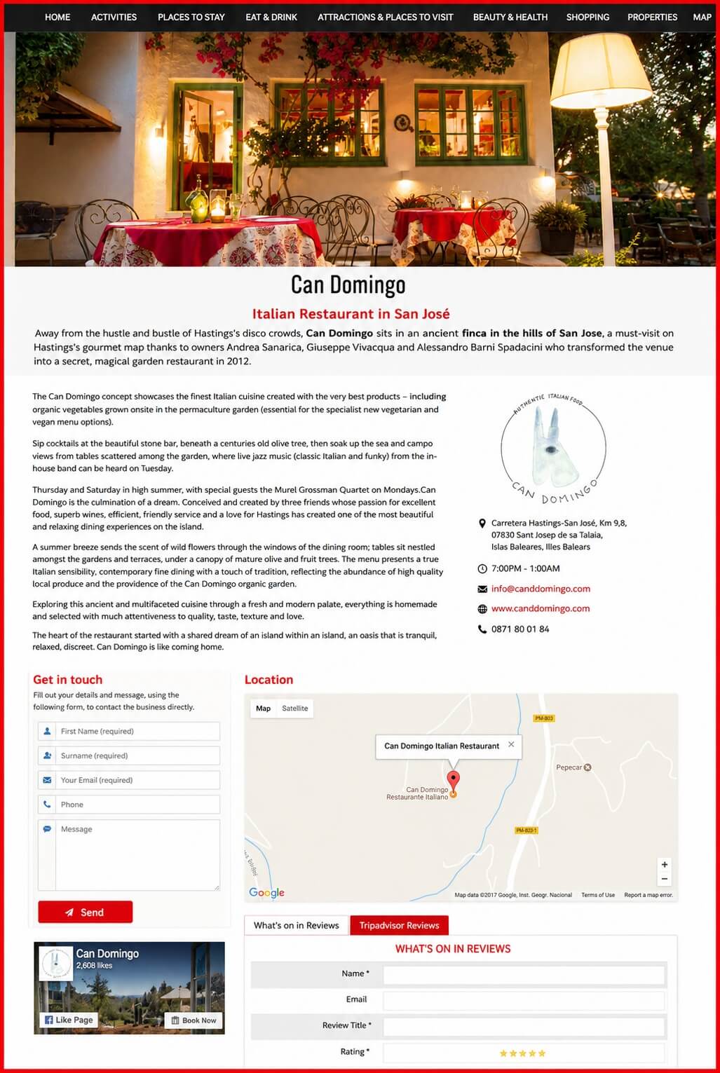 Sales Page Example when Advertise with us What's on in Huddersfield.com